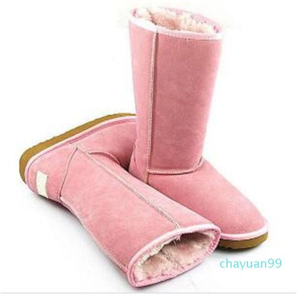 

2021 women's classic tall boots womens snow boots winter leather boot us size 4---13188u, Black