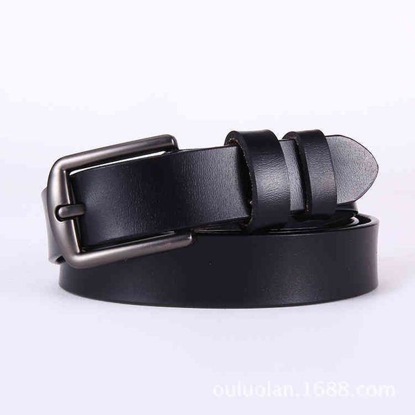 

belts women's leather belt women's fashion simple decoration needle buckle thin jeans belt, Black;brown