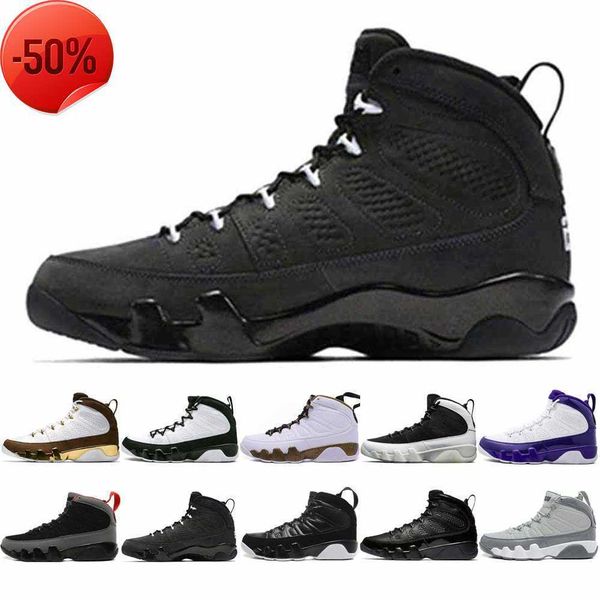 

9 ix men basketball shoes dream it do it sneakers trainer og space jam gym red sports man 9s designer shoes 7 -13 a -001 n, Black