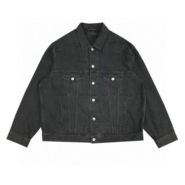 Giacche da uomo Capispalla Abbigliamento Giubbotto bomber corto Donna Jeans larghi a maniche lunghe Riflessi Cappotto Jeans casual in denim da cowboy retrò