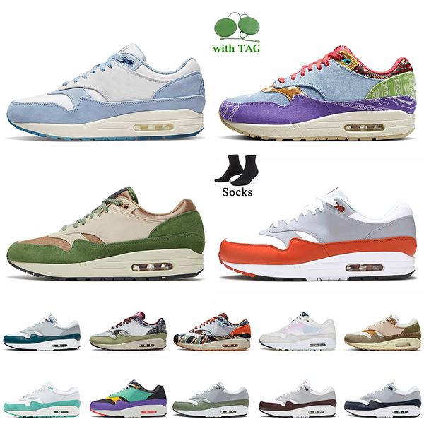 

new fashion women mens max 1 running shoes with socks mx1 nh treeline blueprint concepts far out lv8 martian sunrise patta waves 1s noise aq