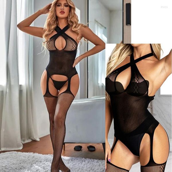 Kadın Çorap Çorap Seksi Vücut Şarkı Çekmez Taytlar Açık Kasık külotlu çorap Fishnet Tam Vücut Çorap İç çamaşırları QQ615socks