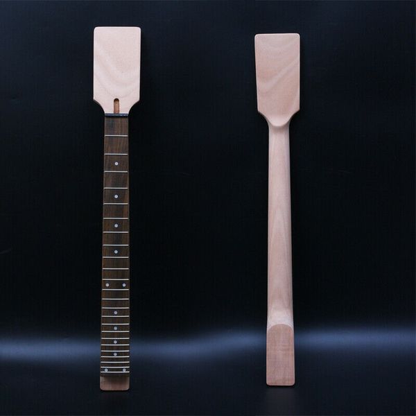 

diy electric guitar neck 24fret 25.5inch mahogany rosewood unfinished dot inlay