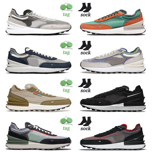 

authentic 2022 arrival waffle one running shoes for men women rattan toasty olive green summi white rattan cool grey sneakers trainers size