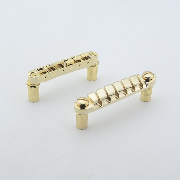 

1 set tune-o-matic electric guitar bridge and tailpiece ( gold )