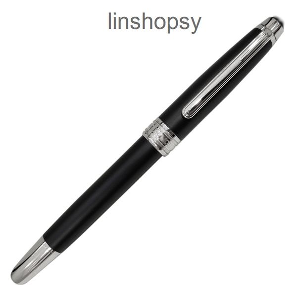 

yamalang 163 matte black metal fountain pens silver clip nib 4810 school office stationery writing ink luxury pen 8zu2