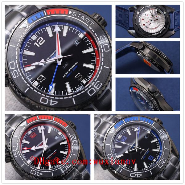 

2022 sea boss master planet ocean watches ceramic bezel luxury business brand 007 man wristwatches james bond mens watch d40680