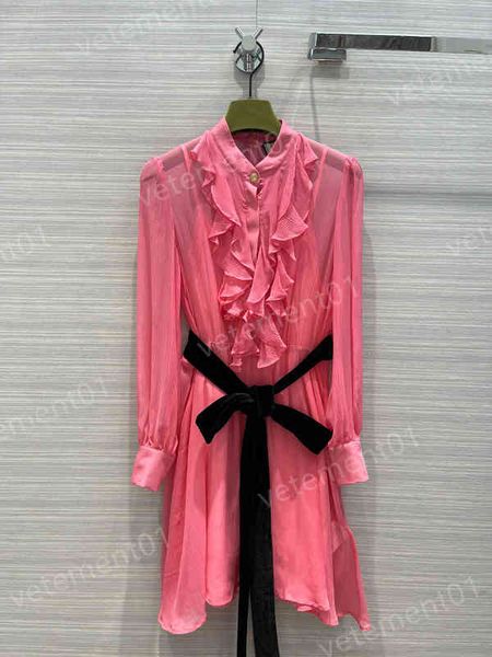 

designer dresses women bow tie design vintage peach black velvet belt high end dress luxury women summer dresses for wedding party, Black;gray