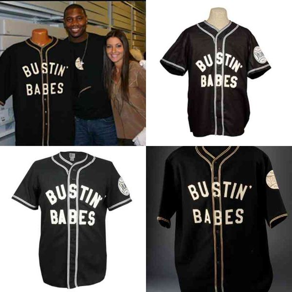 

babe ruth bustin' babes baseball shirt 1927 home black jersey custom men women youth baseball jerseys any name and number double stitch