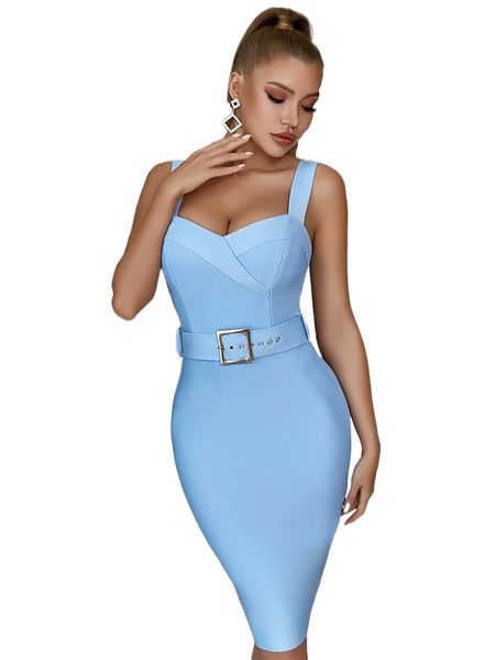 

adyce slit back belted bandage dress w4pz#, Black;gray