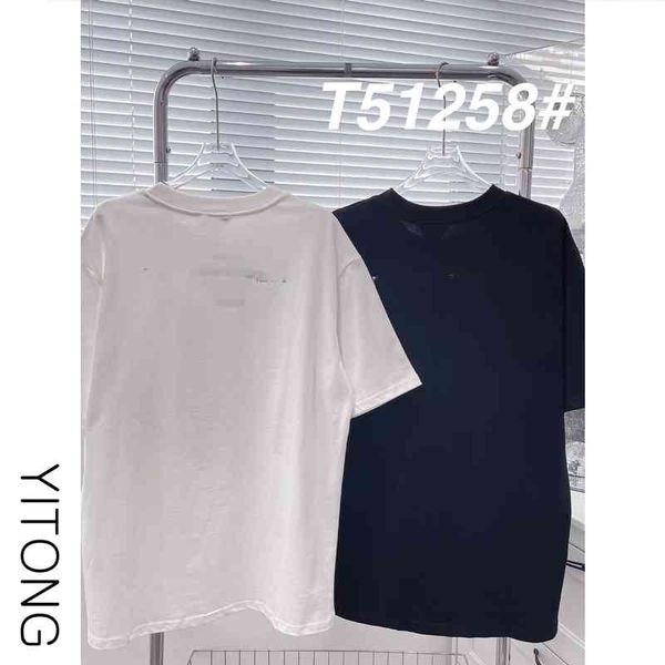 

new skateboard teddy bear letter printed short sleeve t-shirt piece loose version t51258#, White