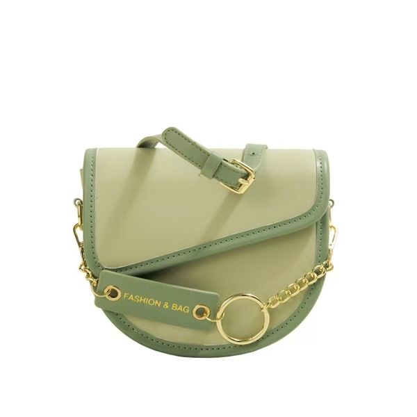

evening bags high-grade texture niche woman handbag trend saddle bag crossbody fashion light luxury single designer chain bag