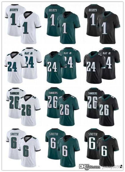 

men women youth philadelphia''eagles''jersey 6 devonta smith 27 malcolm jenkins 86 zach ertz 91 fletcher cox football je, Black;red