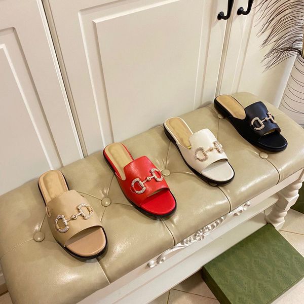 

10a original quality slippers patent calfskin high heel sandals with box luxury designer slippers fashion single light colors summer slipper, Black