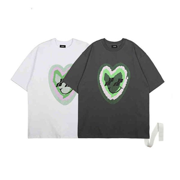 

women's t-shirt we11 ceiling 0 bad comments chest heart print short sleeves welcome to compare cocoa, White
