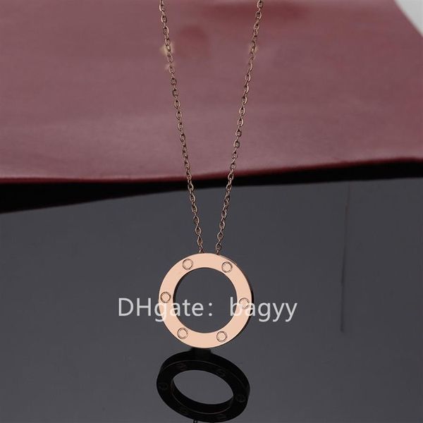 

jewelry ladies love rings pendant necklaces screw earrings carti bracelet van party wedding couple gift fashion luxury cleef desig326u, Silver