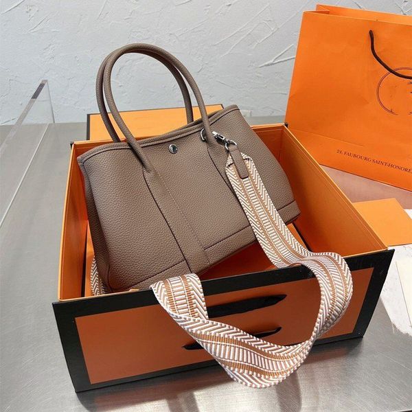 

wholesale designer ladies handbag leather shoulder bag garden party large crossbody wallet cowhide lychee pattern clutch wholesale