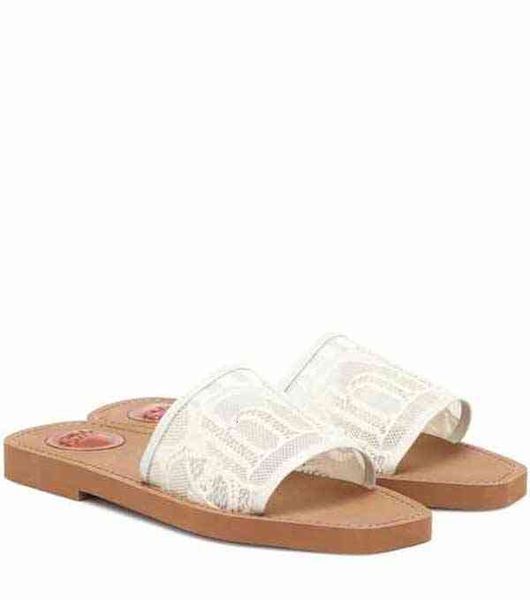 

dress shoes s fashion sandal slip on luxury design women shoes summer slipper beach outdoor flat woman woody mules sandals with box size 35-, Black