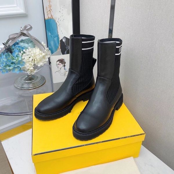 

2022 new fashion martin boots leather women's shoes luxury designers short boots 35-40 us4-9 box or bags, Black