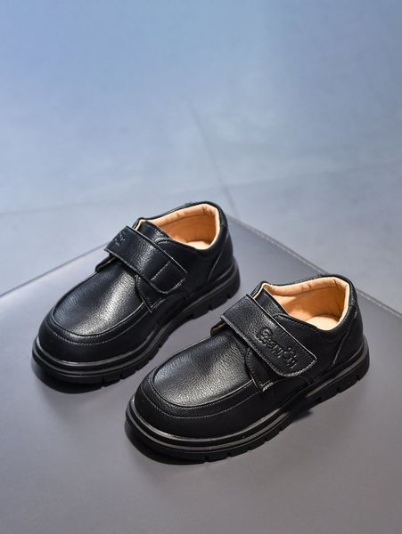 

boys letter detail flats she, Black;grey