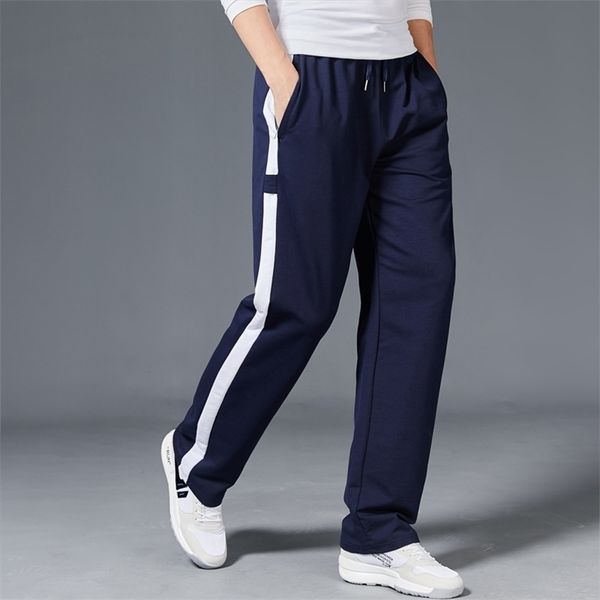 

men loose casual sweatpants mens homewear straight active trousers tracksuit jogging sportswear joggers training pants 220325, Black