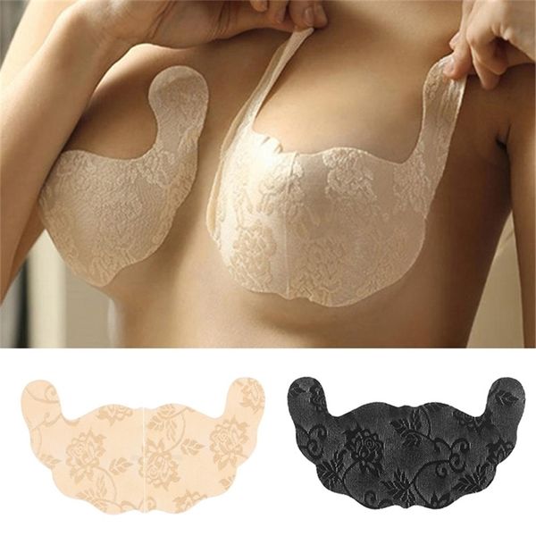 Copricapezzoli in pizzo riutilizzabili Adesivi per pasticcini Adesivi per sollevamento seno Nastro push up Reggiseno invisibile Cache Teton Intimates Accessori 220514