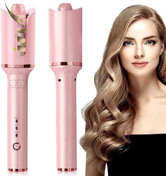 

hair curler automatic rotating ceramic professional iron styling tools for curls waves curly magic s 220304