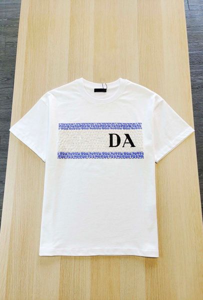 

mode herren designer men's t-shirts hohe qualitÃ¤t womens buchstabe drucken kurzarm rundhalswesen baumwolle tees polo grÃ¶Ãe s-2xl, White;black