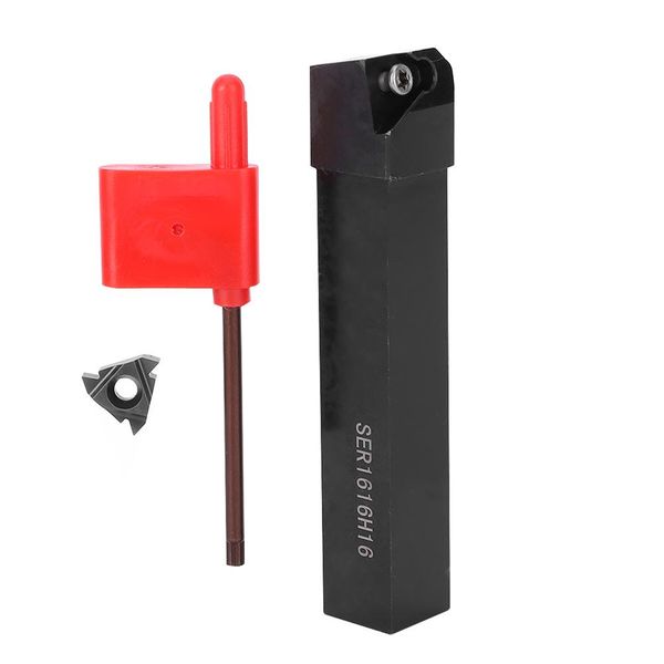 

ser1616h16 cnc lathe threading tool with 1pc 16er ag60 blade insert stainless steel