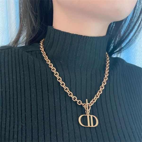 

22% off 2022 new fashion designer jewelry family necklace original high necklace female minority collar clavicle chain, Silver