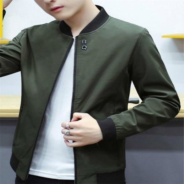 

new spring men jacket fashion gradient color thin hooded sweatshirt mens slim zipper m5xl 401 t200601, Black;brown