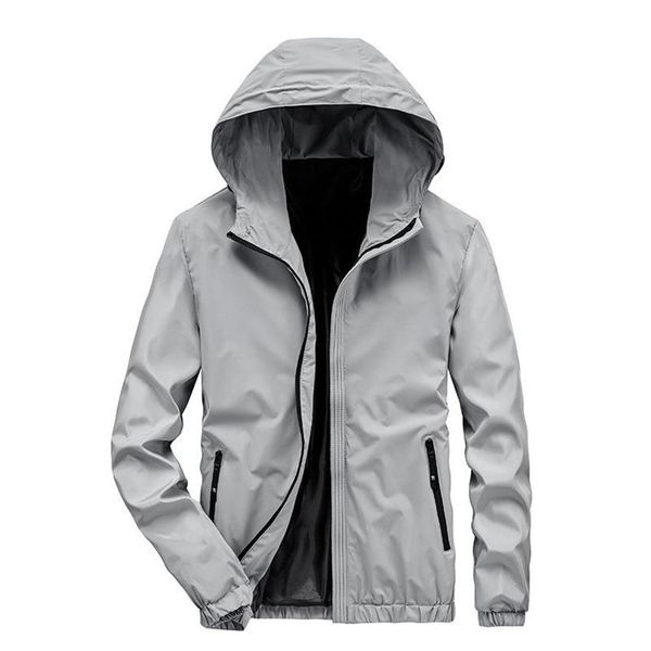 

arrival spring casual jacket men hooded thin anti-uv slim fit waterproof coat zipper sun protection clothing men's jackets256f, Black;brown