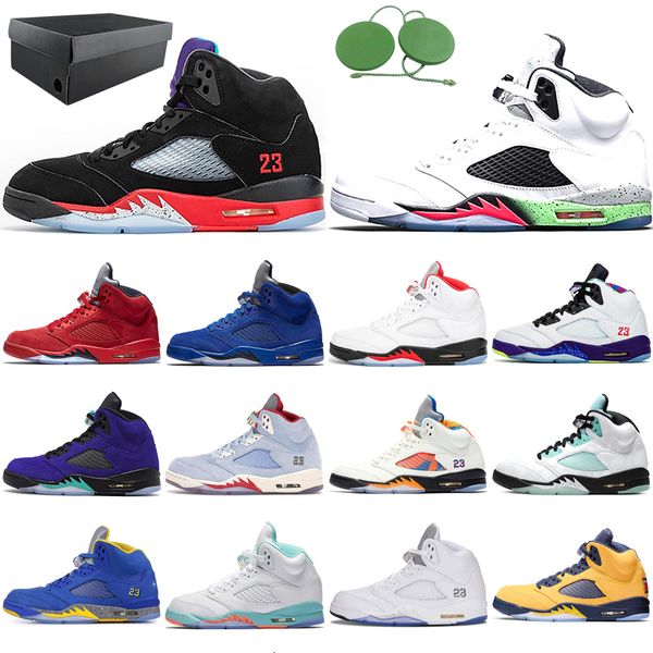 

original basketball shoes 5s men blue suede fire red alternate bel international flight oregon what the metallic silver michigan 3