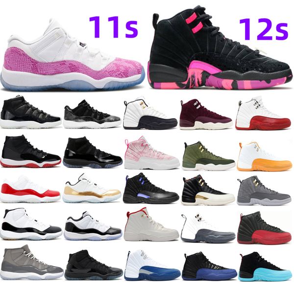 

2022 mens basketball shoes 11s 11 playoffs royalty taxi utility grind university gold 12s cool grey bred concord legend blue bright citrus 1