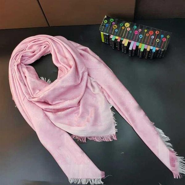 

2021 scarf fashion man women classic woemn scarves shawl 140 140cm without box mens womens luxury autumn and winter187d, Blue;gray