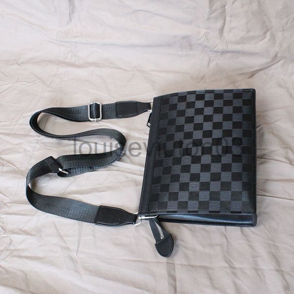 

designer messenger bag man woman new checkered shoulder casual mens fashion small square bag street postman trendy pu bag