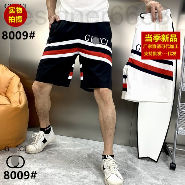 

men's pants designer g family youth shorts fashion brand ins sports casual pants men's trend loose and versatile summer thin capri, Black