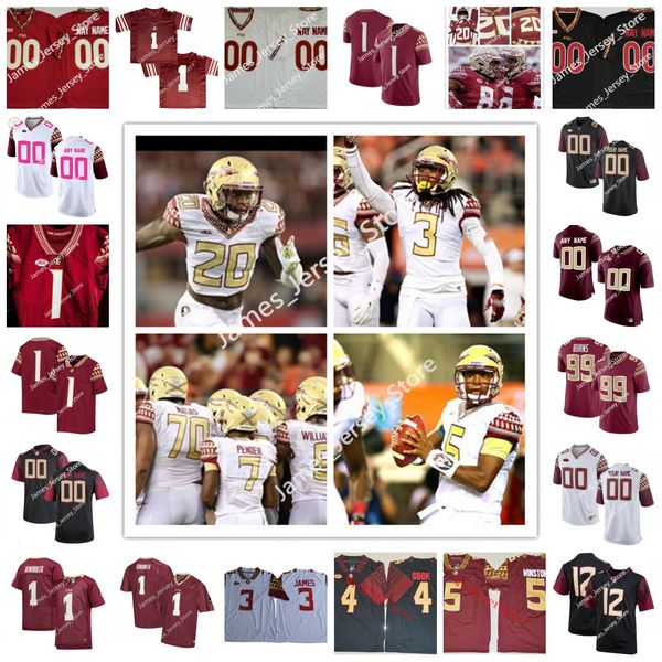 

2022 ncaa custom stitched college football jersey 20 kalen deloach 32 stephen dix jr. 33 amari gainer 0 jashaun corbin devontay love-taylor, Black