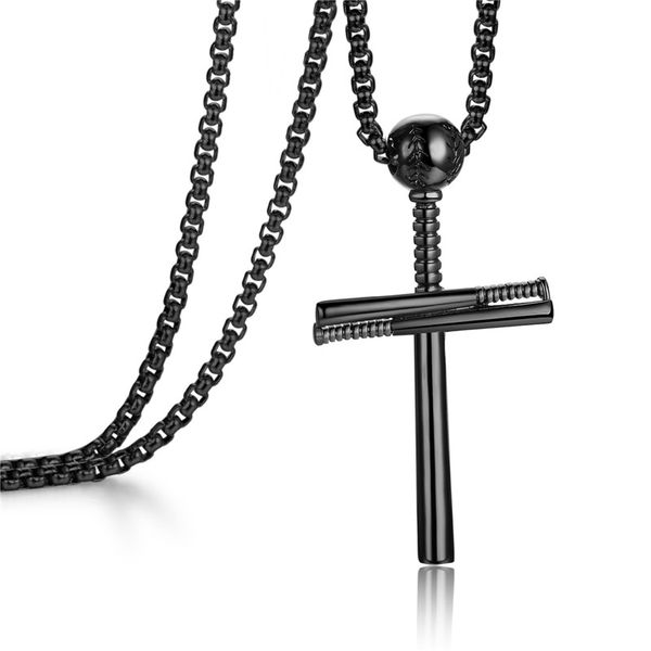

316 stainless steel pendant fashion africa agypt egyptian power life baseball cross exercise unique creative religious necklace pendants, Silver