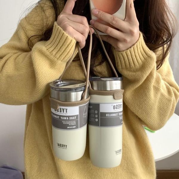 Youmaison Fashion Thermos Mug Portatile da viaggio Thermos per caffè Thermos per auto in acciaio inossidabile per bevande fredde