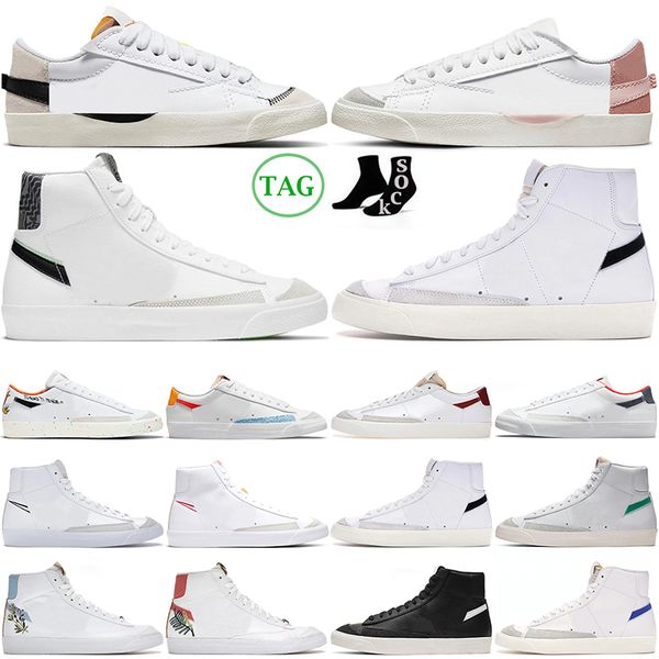 

mens trainers blazer mid 77 running shoes vintage ghost black white high city pride jumbo green men women outdoor designer sneakers casual w