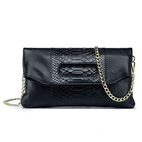 

designers bags 2021 new folding envelope bag large hand women's leather versatile cowhide banquet