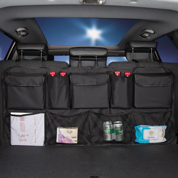 Organizador de carros Oxford Ploth Storage Bags Multifunction Trunk Back Saco pendurado Saco de suprimentos automáticos à prova d'água