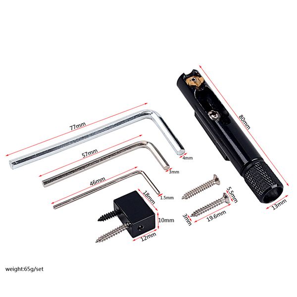 

1 set 4 strings bass guitar bridge headless bass parts single bridge
