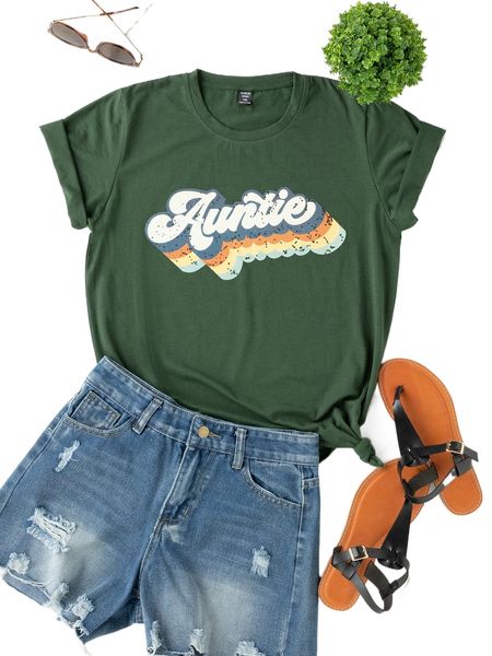 

plus letter graphic tee 178q#, Black