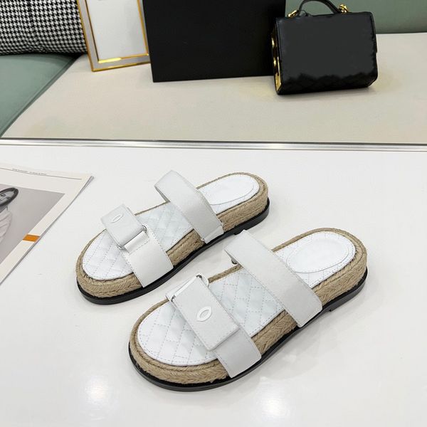 

2022 luxury sandals designer slippers brand slide flip flops genuine leather women casual shoes sneakers trainer by shoe10 021, Black