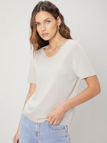 

motf premium lyocell regular fit knit k7xg#, White;black