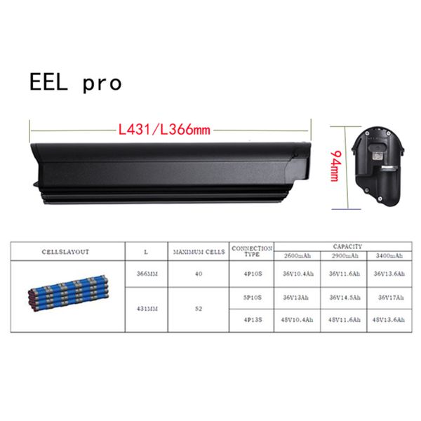 

48v 14ah samsung 35e batteries 18650 cell reention eel ie-pro inner electric bike battery