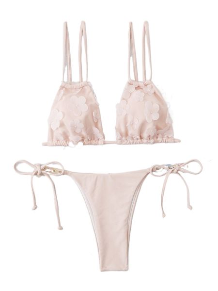 

a.ppliques chain linked b.ikini swimsuit s50h#, White;black