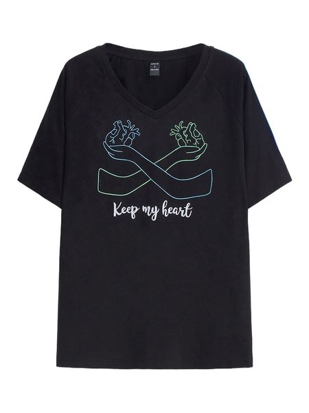 

x fumettiverdieblu figure graphic slogan embroidery raglan sleeve tee o7gl#, White